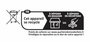 Cet appareil se recycle